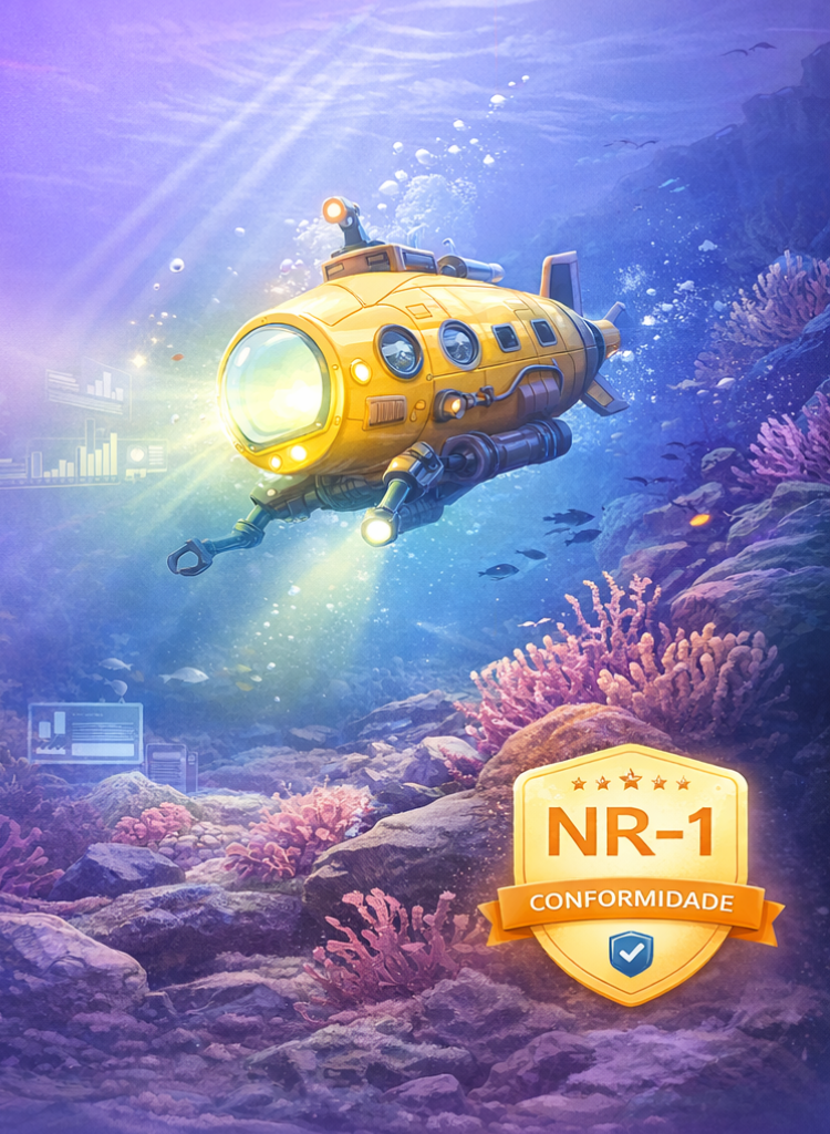 Deep Dive - Submarino explorando dados